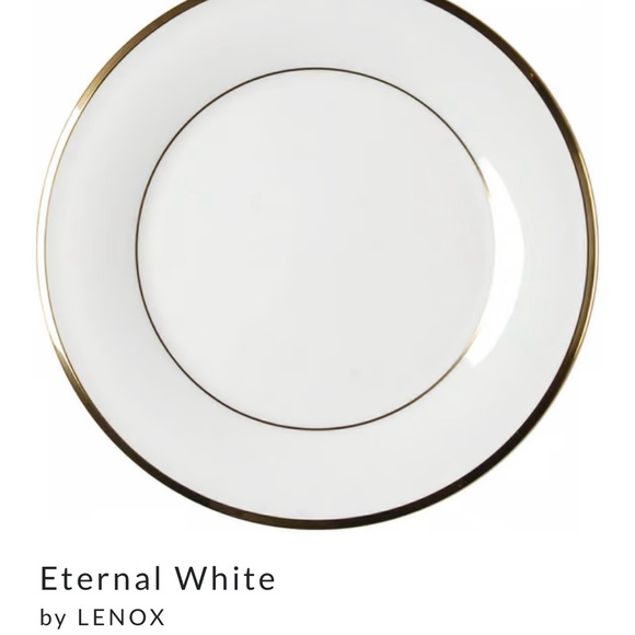 Lenox Eternal White Salad Plate. - Picture 1 of 4